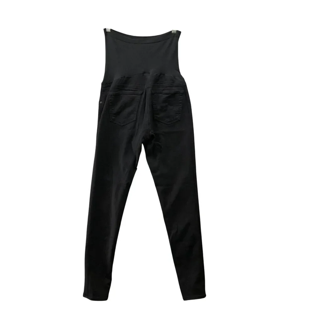 AG Adriano Goldschmied Maternity Jeans Womens 27R Black Skinny‎ Secret Fit